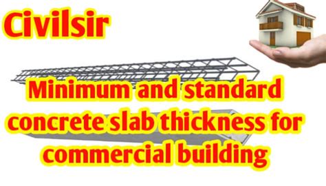 testing concrete thickness|concrete slab thickness commercial buildings.